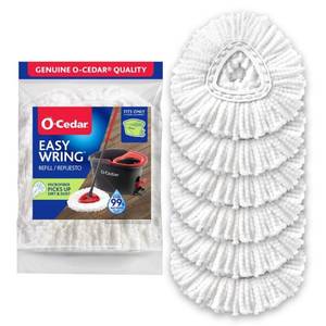 lot 20091 image: O-Cedar Microfiber EasyWring Spin Mop Refill (Pack - 4)