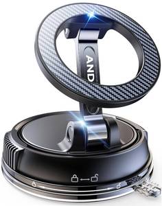 lot 20102 image: ANDERY Car Phone Holder for Magsafe 78LBS Strongest Suction & 2400gf Strongest Magnetic 360° Adjustable Car Phone Mount, Phone Holders for Your Car for iPhone 17-12 Pro Max Air Plus (Carbon Fiber)