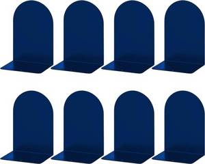 lot 20114 image: Lulonpon 2pcs Book Ends, Black Bookends, Non-Skid Book End, Metal Bookends for School Library and Desktop Organizer, Acrylic Book Ends for Book Shelves (8, Blue)