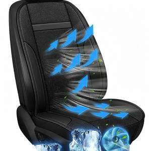 lot 1658 image: SriGM Cooling Car Seat Cushion 12V Summer Seat Rapid Cooling Seat Cover