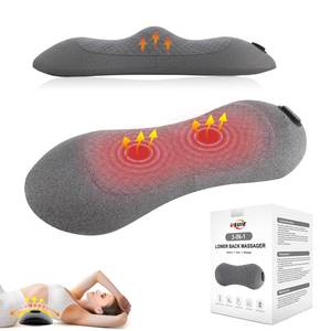 lot 1679 image: USUIE Cordless Lumbar Support Pillow, Lower Back Massager for Pain Relief