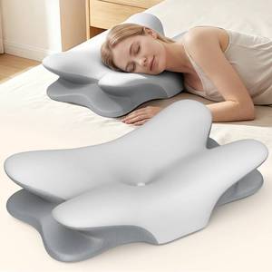 lot 1698 image: Cervical Neck Pillow for Pain Relief - Ergonomic Memory Foam Pillows