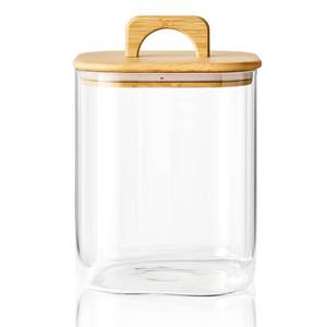 lot 1722 image: Sweejar 3 qt Glass Jars for Laundry Room Organization, 96 oz Laundry Pods Container, Glass Food Storage Jars with Airtight Lid, 1 Pack, Hand Lid