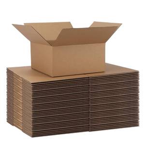 lot 1729 image: CRUGLA 40 Packs 8x8x4 Shipping Boxes Corrugated Cardboard Boxes Mailers Shipping Box for Packaging Small Business