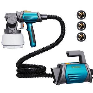 lot 1733 image: Tilswall Shark800 Paint Sprayer HVLP 800W Electric Spray Paint Gun, Blue