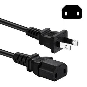 lot 2220 image: UL Listed 2 Prong AC Power Cord Compatible Sony PS4 Pro PlayStation 4 Pro, Xbox One, Xbox 360 Slim, 360 E Power Cable Replacement