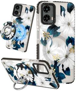lot 2221 image: Lotadilo for Moto G 5G 2024 Case for Women, Blue Flower