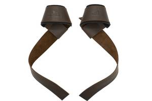 lot 2277 image: Andean Leather, Leather Lifting Straps for Weightlifting, Bodybuilding, Powerlifting, Strength Training, and Deadlifts - Padded Neoprene with Full Grain Leather