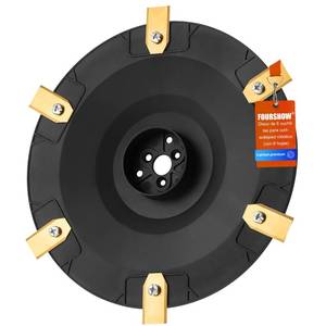 lot 2305 image: FourShow Cut More Efficiently Blade Plate  6 Pieces Replacement Blades Compatible with Husqvarna Automower, for 400500 Series (with 6 Replacement Blades)