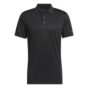 lot 2306 image: adidas Menfts Performance Primegreen Polo Shirt, Black, 3X-Large