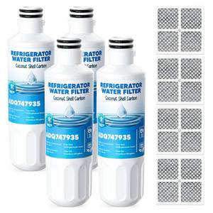lot 2308 image: LRFLC2706S, LF29H8330S, LRFWS2906S Water Filters With Air Filter, 4-Pack