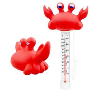 lot 2310 image: XY-WQ Crab Floating Pool Thermometer with String, Easy-Read