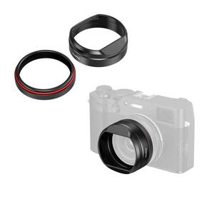 lot 2352 image: SmallRig X100VI Square Lens Hood Sun Shade, Shading Hood for FUJIFILM X100VI  X100V, Lens Hood Sun Shade,Aluminum Alloy, Anti-Scratch Protective Cover, Compatible with Filters,Anti-Glare- 5848