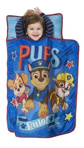 lot 2356 image: Paw Patrol Weftre a Team Nap-Mat Set� Quilted Nap Mat with Built-in Pillow and Plush Blanket � Portable Nap Mat for Daycare, Preschool, Sleepovers and Travel � for Boys or Girls Ages 3