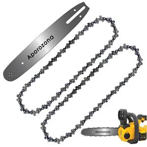 lot 2374 image: 12 Inch Chainsaw Chain and Bar, Replacement Chainsaw Blade For DEWALT DCCS620B DCCS620P1 For CRAFTSMAN CMCCS620M1, DWO1DT612