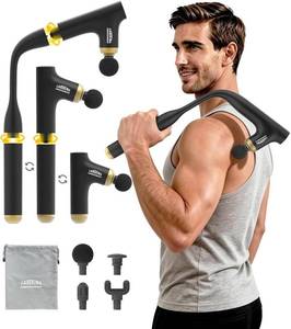 lot 2377 image: CAREKING WE ALWAYS CARE 3-in-1 Muscle Massager Gun Deep Tissue with Long Handle, Handheld Percussion Back Massager for Pain Relief, Shoulder, Arm, Thigh, Waist, Neck