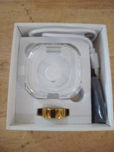 lot 2384 image: Smart Ring Size 9 with Charging Dock and Cable