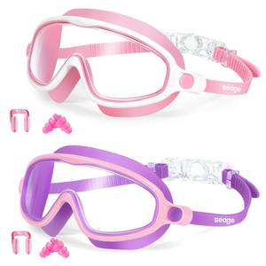 lot 2394 image: Kids Swim Goggles 2 Pack Boys Girls Toddler Youth 6-14 3-6 4-7 8-12 8-14