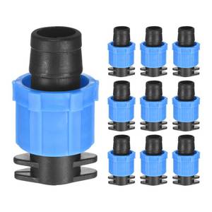lot 2401 image: M METERXITY 10-Pack Drip Irrigation Barbed Locking Fittings, 58 in(16mm)