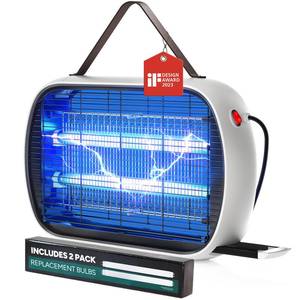 lot 3645 image: Buzbug Bug Zapper Indoor for 5000 Sq. Ft., 20W Instant Electric Mosquito Zapper, High-Voltage Fly Zapper, Fruit Fly Traps Fly Killer -MA015