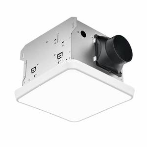 lot 3649 image: Fitop Bathroom Exhaust Fan with Light, 130 CFM, Fits 9.45 Inch Opening