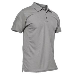 lot 4025 image: MAGCOMSEN Work Shirts for Men Golf Shirts Fishing Shirts Casual Shirts Quick Dry Shirts Golf Polo Shirts Light Grey XXL