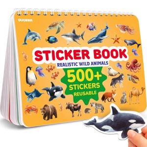lot 4046 image: Sticker Book for Kids Ages 3-5 - Toddler Activity Book with 500 Stickers