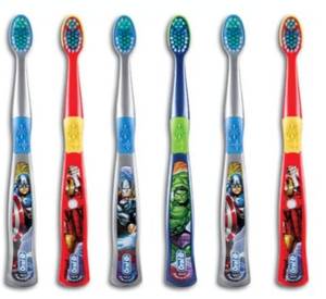 lot 4062 image: Oral-B Kids Spider Man Toothbrush for Little Children Ages 3 Years Old, Extra Soft, Pack of 6