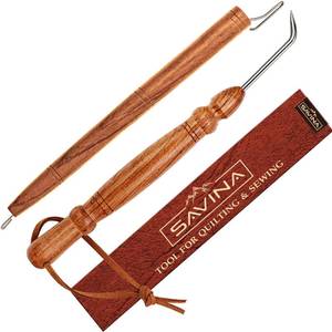 lot 4453 image: Set 2 Loom Pen Tool and Loom Hook, Yarn Helper, Yarn Guide for Loom Knitting, Handmade Tools to Make Yarn Loom Crafts Quicker and Easier for Knitters