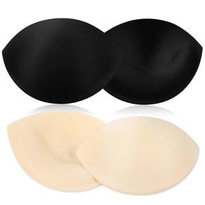 lot 4456 image: DOPENSPI DOEPSNPI 2Pair Bra Inserts Pads, Removable Breast Enhancers Push Up Sponge Bras Sponge Bras Padding for Women AB Cup(Mix)