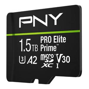 lot 4491 image: PNY 1.5TB PRO Elite Prime C10 U3 V30 A2 microSDXC Flash Memory Card