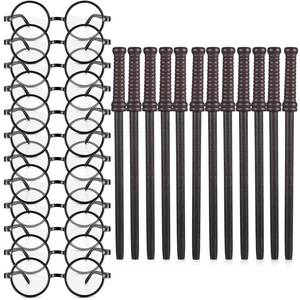 lot 4505 image: 24 Set Wand Pencils and Glasses Wizard Party Favors Halloween Costume