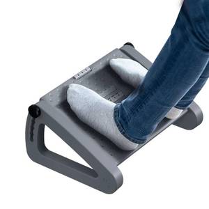lot 5337 image: ZLMHYYM Foot Rest for Under Desk At Work, Six Heights Adjustable Foot Stool