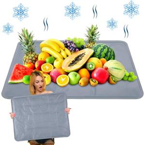 lot 5348 image: Reallnaive 2 Pcs Ice Mat, Gray, 19.69 x 15.75 Inches, Classic