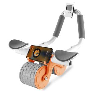 lot 5352 image: 2026 Upgraded Ab Roller Wheel with Knee Mat andTimer - Automatic Rebound Abdominal Wheel with Elbow Support, Abs Workout Equipment for Core Strength Training, Ab Exercise Roller for Women Men