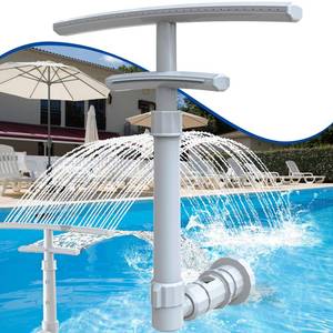 lot 5383 image: Pool Fountain for Above and Inground Pools, Dual-Layer Spray Pool Waterfall Sprinkler Chiller Aerator, Water Fountain Swimming Pool Accessories (for in-tex and Best-Way and Hay-Ward and Cole-Man)