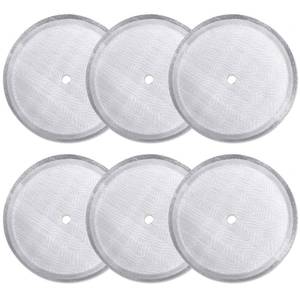 lot 6158 image: ACKLLR 6 Pack French Press Replacement Filter Screen,4 Inch, Reusable Stainless Steel Mesh Filters for Universal 1000 ml  34 oz  8 Cup French Press Coffee Makers and Tea Machines