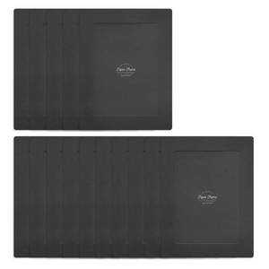 lot 6176 image: Monolike Paper Photo Frames 5x7 Inch Black 15 Pack - Fits 5inx7in Pictures
