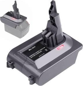 lot 6211 image: YMWLKJ MIL18V7 Battery Adapter for Dyson, Convert for Milwaukee for M18 18V Battery to for Dyson V7 Motorhead V7 Trigger V7 Fluffy V7 Absolute V7 HEPA V7 CarBoat V7 Animal V7 SV11 Vacuum Cleaner