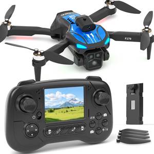 Foldable Drone with 1080P Camera and 2.8in LCD Screen, Obstacle Avoidance Drone, Brushless Motor, FPV WiFi Quadcopter, Optical Flow Positioning, Trajectory Flight, 16min Flight Time, for AdultsBeginners