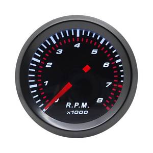 lot 6257 image: Shkalacar Tachometer 55mm RPM Gauge, 1 to 8 Cylinder Gas Powered Engine Waterproof Automotive Replacement Tachometers 8000 RPM for Car Auto Marine Truck
