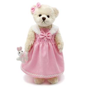 lot 13124 image: oitscute Teddy Bears Baby Cute Soft Plush Stuffed Animal Toy for Girl Women 16in (Pink Corduroy)