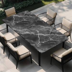 lot 14266 image: ARTSGOO Rectangle Fitted Table Cover with Elastic Fits 6 Foot Tables
