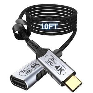lot 14275 image: BAWIOFIAU USB C Extension Cable 10ft3M, 100W ChargingUSB c 3.2 Extension Cable, high Speed 20gbps Data Transfer4K Video USBC 3.2 Type C Extender Cord, usbc Female to usbc Male