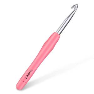 lot 14285 image: SHWAKK Crochet Hook, 8.0 mm Ergonomic Crochet Needles for Arthritic Hands