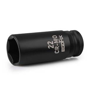 lot 14299 image: EGOFIX 22mm Socket 12in Drive Deep Impact Metric Socket,CR-MO 6 Point