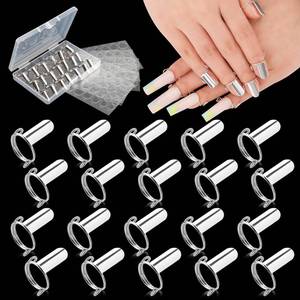 lot 14303 image: 20PCS Wudu Nail Rings EBANKU Updated Adjustable Nail Rings