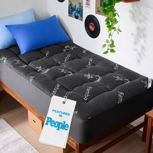 lot 19090 image: BEDLORE Twin XL Mattress Topper , Pillow Top Mattress Pad