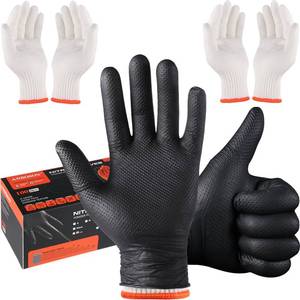 lot 19142 image: ANBOSON BBQ Gloves Disposable, Heat Resistant Grilling Gloves for Cooking