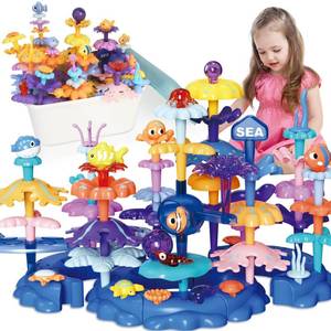 lot 19153 image: Flower Garden Building Toys for Girls Set, Gifts for 3 4 5 Year Old Girls